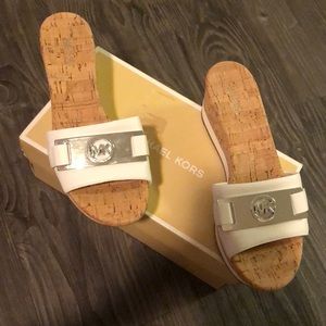 Michael Kors slide wedges